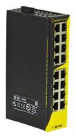 BRAINBOXES SW-7416 Switch, 16 Ports, Industrial, Gigabit Ethernet, DIN Rail, RJ45 x 16, 10Mbps, 100Mbps, 1Gbps
