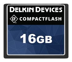 DELKIN DEVICES CF16APBGS-FD000-D Flash Memory Card, Compact Flash Card, 16 GB