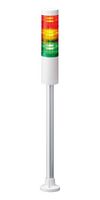 PATLITE LR5-302PJBW-RYG Signal Tower, 3 Tier, Amber, Green, Red, 85 dB, Cable, 4 Tone, 24VDC, IP65, NEMA 4X, NEMA 13