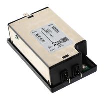 SCHAFFNER - TE CONNECTIVITY FN2500-15-05-C13 Power Line Filter, General Purpose, 277 VAC, 15 A, Single Phase, 1 Stage, Rack Mount