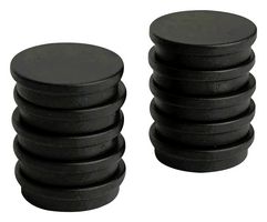 ECLIPSE MAGNETICS RM768/BLK Marker Magnet, Ferrite, 30 mm Diameter x 7mm Height, Black