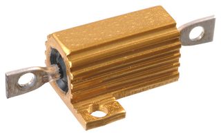 YAGEO AHA25AFB-10R Resistor, 10 ohm, AHA Series, 25 W, ± 1%, Solder Lug