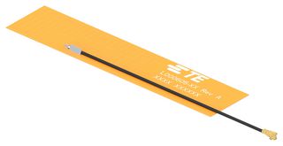TE CONNECTIVITY L000605-02 RF Antenna, Linear, 433 to 435 MHz, FPC/ISM/LoRaWAN/LPWA/IoT, -0.2dBi, 1.6 VSWR, Adhesive Mount