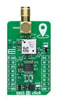 MIKROELEKTRONIKA MIKROE-6176 Add-On Board, GNSS 17 Click, MikroE mikroBUS Compatible Development Boards
