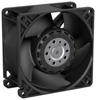 EBM-PAPST 8315100323 DC Axial Fan, 12 V, Square, 80 mm, 38.15 mm, Ball Bearing, 80 CFM