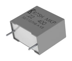 KEMET R75MI310050H3J Power Film Capacitor, Metallized PP, Radial Box - 2 Pin, 0.1 µF, ± 5%, High Frequency