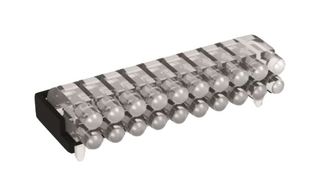 MENTOR 1296.2062 Light Pipe, Polycarbonate, 11.85 mm, 12 Pipes, Circular, PC Board, Transparent