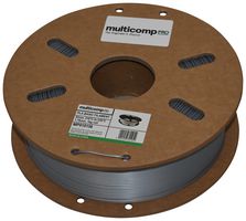MULTICOMP PRO MP015136 3D Printer Filament, 1.75mm, Silver, PLA (Polylactide), 210°C to 230°C