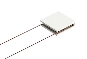 MULTICOMP PRO MP-APOT-031-08-10(1010)A-M1 TE Cooler Module, 2.5 A, 3.6 V, 5.4 W, 1.34 ohm, 72.9 °C, 30 AWG Solid Bare Wire, 10 x 10 x 2.5mm