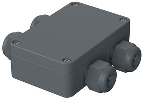 BOPLA 38102400 Plastic Enclosure, Cable Gland, Industrial, Polyamide (PA 6), Glass Fibre Reinforced, 34 mm, 64 mm