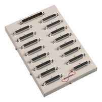 PEPPERL+FUCHS PA 30070-0 Interface, DB37 Male to 16x DB25 Female, 460 Kbps, 15KV Surge Protection, RocketPort Series
