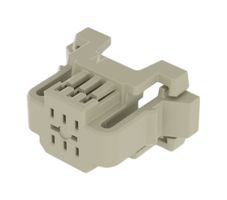 SAMTEC ISD1-03 Connector Housing, White Nylon, 2Row, MicroMate ISD1 Series, Receptacle, 6 Ways, 2.54 mm