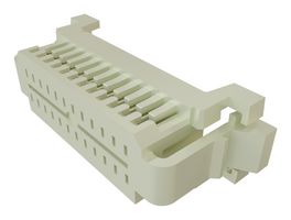 SAMTEC ISD1-12 Connector Housing, White Nylon, 2Row, MicroMate ISD1 Series, Receptacle, 24 Ways, 2.54 mm