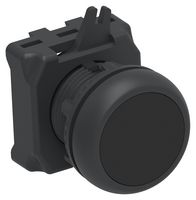 TE CONNECTIVITY - ALCOSWITCH IPE22FLBK Industrial Pushbutton Switch, IPE Series, 22.5 mm, SPST-1NC / 1NO, Momentary, Round Flush, Black
