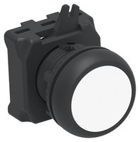 TE CONNECTIVITY - ALCOSWITCH IPE22FLWH Industrial Pushbutton Switch, IPE Series, 22.5 mm, SPST-1NC / 1NO, Momentary, Round Flush, White