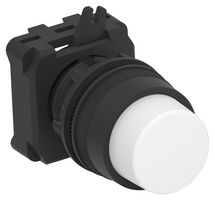 ALCOSWITCH - TE CONNECTIVITY IPE22EXWH Industrial Pushbutton Switch, IPE Series, 22.5 mm, SPST-1NC / 1NO, Momentary, Round Raised, White