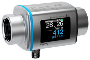 ENDRESS+HAUSER DMA20-AAADA1 Flow Meter, IO-Link, Electromagnetic Flowmeter, 1.5 l/min, 750 l/min, 16 bar, 18 VDC