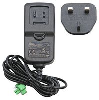 EDATEC ED-PSU1202-UK-3.5PL AC/DC Adapter, Raspberry Pi Board, 12 VDC Output, 2 A, UK Plug