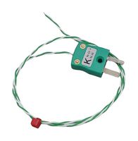 LABFACILITY Z8-K-0.3-C82-MP-I Thermocouple, K, -75 °C, 250 °C, 0.98 ft, 300 mm