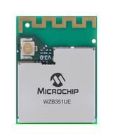 MICROCHIP WBZ351UE-I Transceiver, U.FL Connector, 2 Mbps, 2.5 GHz, -108 dBm, 49 mA, 1.9 to 3.6 V
