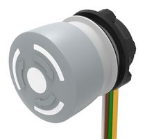 EAO 84-6240.0040 Emergency Stop Switch, Grey, Round, DPST-NC, Twist to Release, Cable, 3 A, 120 V