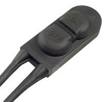 VARIOHM GROUP K1005-512 Rocker Switch, Maintained, SPST, Non Illuminated, Free Hanging, Black, K1 Series