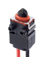OMRON ELECTRONIC COMPONENTS D2EW-B02MS Microswitch, Post Mount Structure, Ultra Subminiature, Pin Plunger, SPST-NC, Wire Leaded, 100 mA