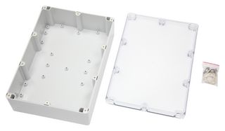 MULTICOMP PRO MP015471 Plastic Enclosure, Multipurpose, Polycarbonate, 110 mm, 250 mm, 360 mm, IP65