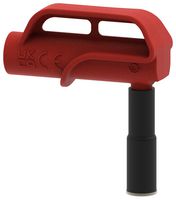 MULTICOMP PRO MP-RA10MAG-R Test Accessory, Red, 1.5kV, 4A, 4mm Socket to Magnetic Adapter