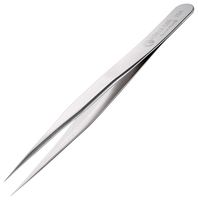 IDEAL-TEK 1 SA Tweezer, Precision, 120 mm, Stainless Steel Body, Stainless Steel Tip