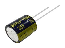 PANASONIC EEUFM1E182L Electrolytic Capacitor, 1800 µF, 25 V, ± 20%, Radial Leaded, 7000 hours @ 105°C, Polar