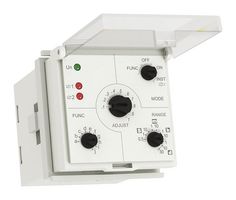 PELTEC 503 Analogue Timer, IP40, 500 Series, Multifunction, 50 ms, 30 Days, 10 Ranges, 2 x SPDT