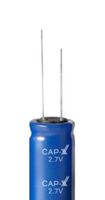 CAP-XX GY13R008014V205R Supercapacitor, Single Cell, 2 F, 3 V, Radial Leaded, -10%, +30%, 3.5 mm, 1000 hours @ 65°C