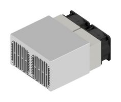 FISCHER ELEKTRONIK LA V 7 100 12 Fan / Force Cooled Heat Sink, 12VDC, 0.04 K/W, 74 mm, 125 mm, 100 mm, 56 m³/h, 41 dBA