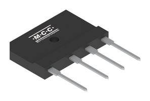 MICRO COMMERCIAL COMPONENTS GBJ5016-BP Bridge Rectifier, Single Phase, 1.6 kV, 50 A, GBJ, 4 Pins, 1.1 V