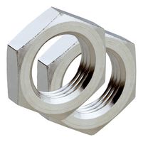SICK BEF-MU-M12 Hexagon Nut, Sensor, Nickel Plated Brass, M12, 2 Pieces