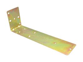 MEAN WELL DRL-02 L Bracket, Power Supplies, Yellow Zinc Plate, Cold Rolled Steel, 1.6mm