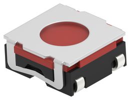 TE CONNECTIVITY - ALCOSWITCH 2506467-1 Tactile Switch, SPST-NO, STS Series, Top Actuated, Surface Mount, Round Button, 260 gf
