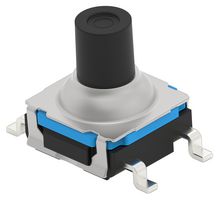 TE CONNECTIVITY - ALCOSWITCH STS72A25BSMTR Tactile Switch, SPST-NO, STS Series, Top Actuated, Surface Mount, Round Button, 250 gf