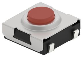 TE CONNECTIVITY - ALCOSWITCH STS31A16HJTTR Tactile Switch, SPST-NO, STS Series, Top Actuated, Surface Mount, Round Button, 160 gf