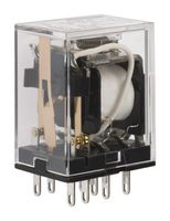 OMRON INDUSTRIAL AUTOMATION MY2K-US 24VDC Power Relay, DPDT, 24 VDC, 3 A, MYK Series, Panel Mount, Socket, Latching Dual Coil