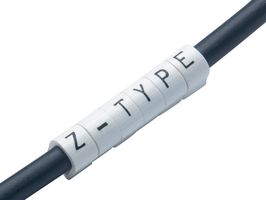 TE CONNECTIVITY - RAYCHEM 05811936 Wire Marker, Size 7, Push On Pre Printed, +, Black, White, 4.5mm, 3.2 mm