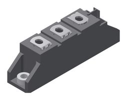 LITTELFUSE MEA75-12DA Diode Module, 1.2 kV, 75 A, 2.68 V, Dual Common Anode, TO-240AA, 3 Pins