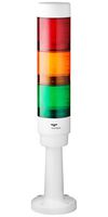 AUER SIGNAL CT5-Q03 Signal Tower, 3 Tier, Amber/Green/Red, 95 dB, Steady, 8 Tone, 24 VDC, IP65, CT5 Series