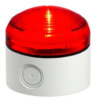 MULTICOMP PRO MP016024 Beacon, Red, Flashing, Random, Steady, Strobe, 240 VAC Supply, 92 mm, IP66/IP69K