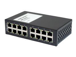 MULTICOMP PRO MP-7016 Switch, 16 Ports, Industrial, Fast Ethernet, DIN Rail, RJ45 x 16, 10Mbps, 100Mbps