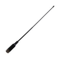 L-COM LCANRBD1074 Whip Antenna, 144MHz to 148MHz/420MHz to 450MHz, Dual Band, Vertical, 2.15dBi, 3.5dBi, SMA Connector