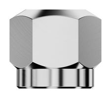 GCT RFCT-SMA-CAP-GS-7 Dust Cap / Cover, IP67, Protective Cap with Gasket, SMA Bulkhead Jacks, Brass Body, ACC Series