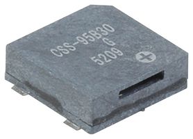 SAME SKY CSS-95B30-SMT-TR Magnetic Buzzer Transducer, 95 dBA, 4V to 7V , External, LCP (Liquid Crystal Polymer)