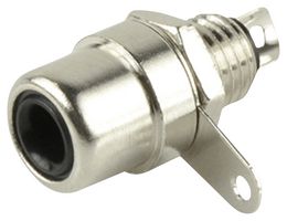 SAME SKY RCJ-032 RCA (Phono) Audio / Video Connector, Through Hole, 2 Contacts, Jack, Nickel Plated Contacts, Brass